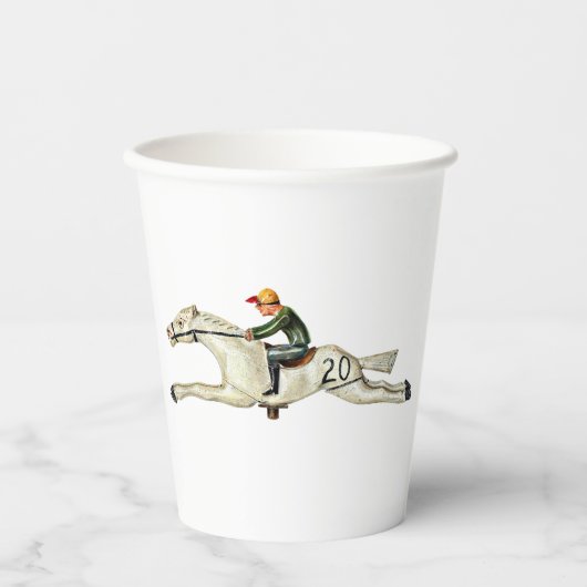 RACE HORSE PAPIER CUP PAPIEREN BEKERS (Voorkant)