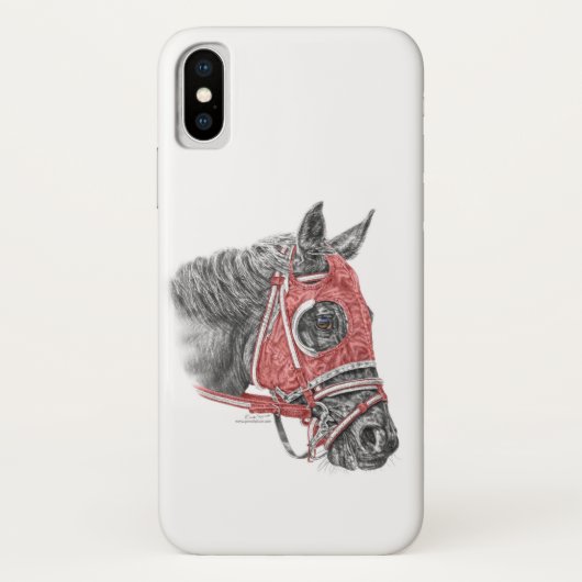 Race Horse Portrait Silks Case-Mate iPhone Case (Achterkant)