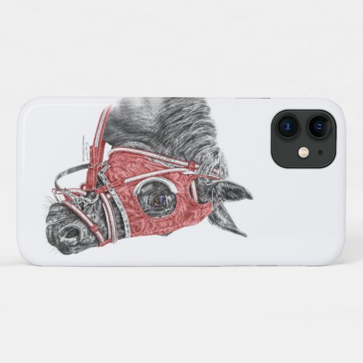 Race Horse Portrait Silks Case-Mate iPhone Case (Achterkant (horizontaal))