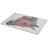 Race Horse Portrait Silks Snijplank (Hoek)