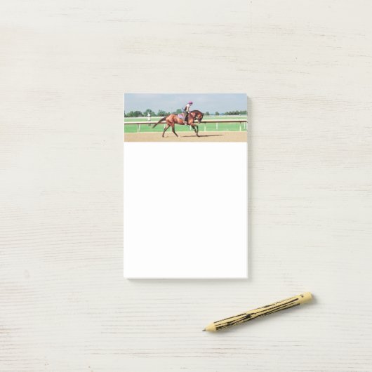 Race Horse Post-it® Notes (Op bureau)