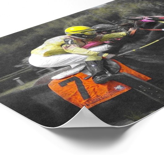 Race Horse Poster (Hoek)