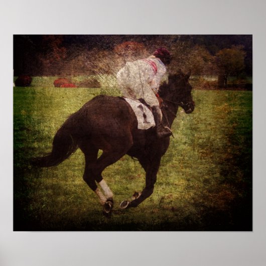 Race Horse Poster (Voorkant)
