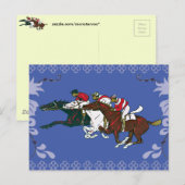 Race Horses Briefkaart (Voorkant / Achterkant)