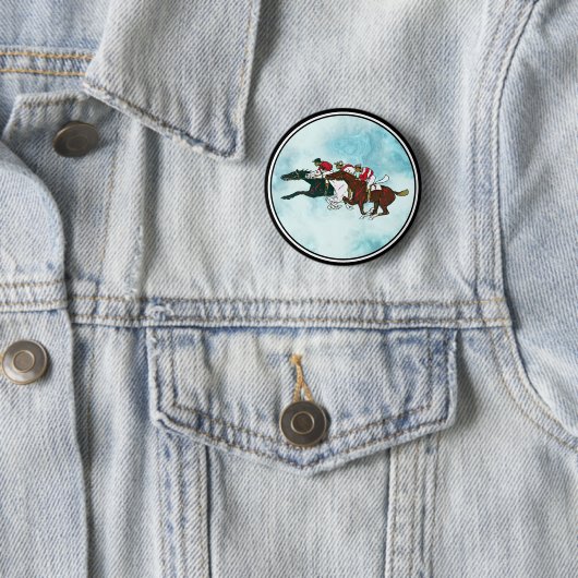 Race Horses Button (In situ)