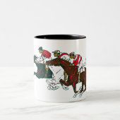 Race Horses Coffee Mok (Center)