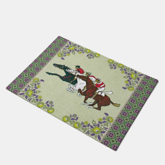 Race Horses Doormat Deurmat (Schuin)