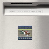 Race Horses Fridge Magnet (Insitu (Vaatwasser))