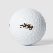 Race Horses Golf Ball Golfballen (Voorkant)