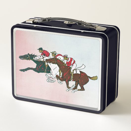 Race Horses Lunch Box (Achterkant)