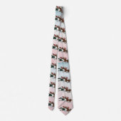 Race Horses Necktie Stropdas (Achterkant)