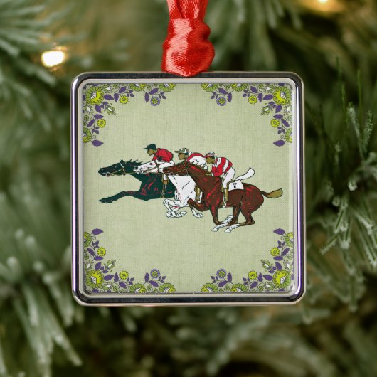 Race Horses Ornament (Boom)