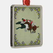 Race Horses Ornament (Rechts)