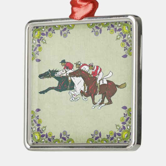 Race Horses Ornament (Links)