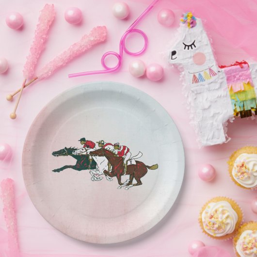 Race Horses Paper Bord (Feest)