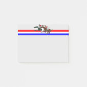 Race Horses Post-It Notes (Voorkant)