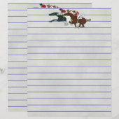 Race Horses Stationery (Voorkant / Achterkant)