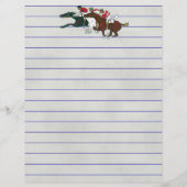 Race Horses Stationery (Achterkant)