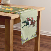 Race Horses Table Runner Korte Tafelloper (Voorbeeld)