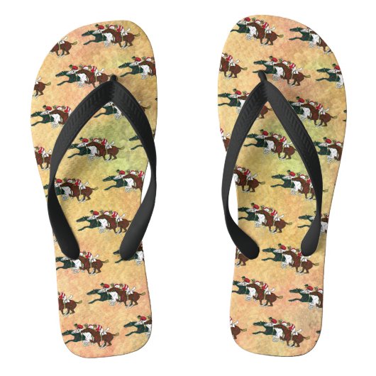 Race Horses Teenslippers (Voetbed)