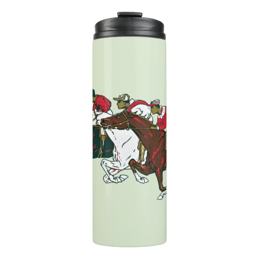 Race Horses Thermal Tumbler Thermosbeker (Voorkant)