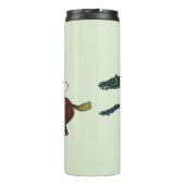 Race Horses Thermal Tumbler Thermosbeker (Achterkant)