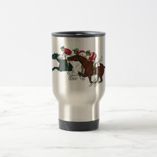Race Horses Travel Mug Reisbeker
