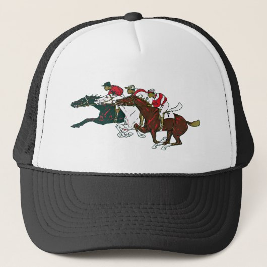 Race Horses Trucker Pet (Voorkant)