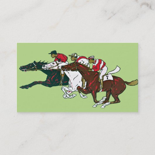 Race Horses Visitekaartje (Achterkant)