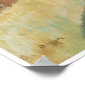 Race Horses voor de strengen, Degas Poster (Hoek)