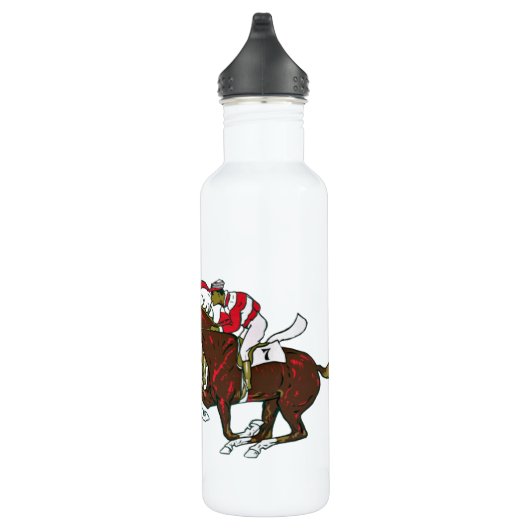 Race Horses water Fles (Rechts)