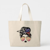 Race Life Grote Tote Bag (Achterkant)