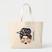 Race Life Grote Tote Bag (Voorkant)