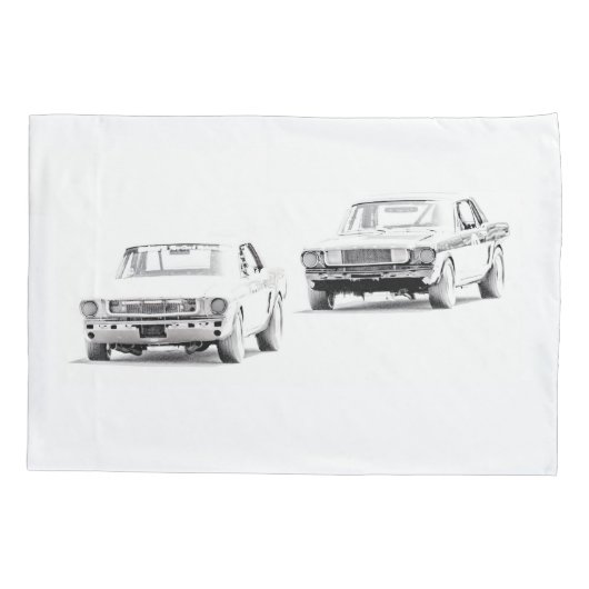 Race me naar slaap kussensloop (Achterkant)