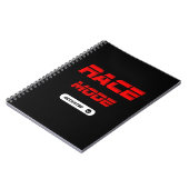 Race mode notitieboek (Linkerzijde)