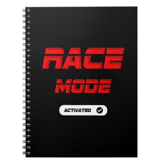 Race mode notitieboek (Voorkant)