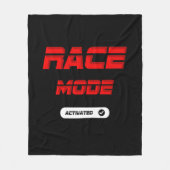 Race mode red fleece deken (Voorkant)