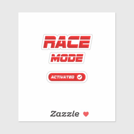 Race mode sticker (Vel)