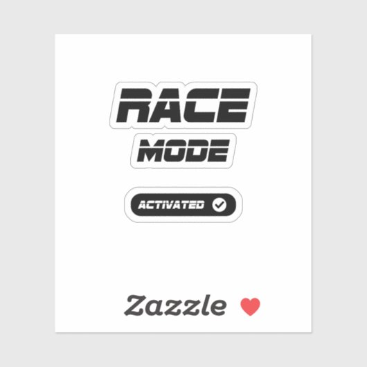 Race mode sticker (Vel)