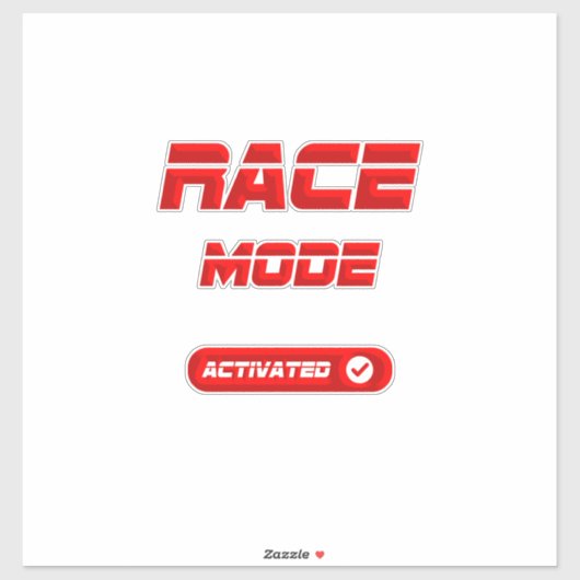Race mode sticker (Vel)
