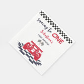 Race naar de eerste verjaardag van de kinderen servet (Hoek)