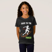 Race naar de Finish T-shirt (Voorkant volledig)
