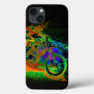 Race naar de Fins! - Motocross Racer iPhone 13 Hoesje
