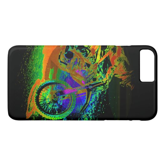 Race naar de Fins! - Motocross Racer Case-Mate iPhone Case (Achterkant (Horizontaal))