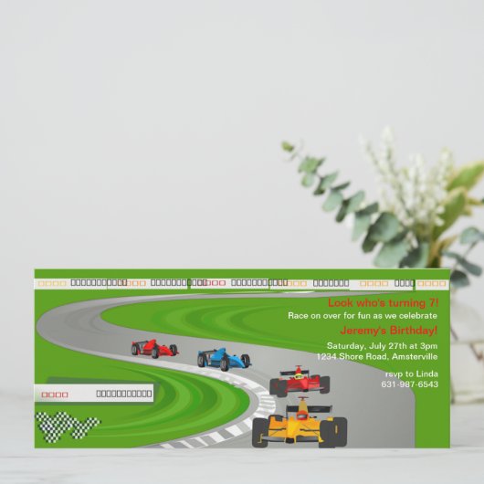 Race naar de finse uitnodiging (Staand voorkant)