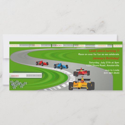 Race naar de finse uitnodiging (Voorkant)