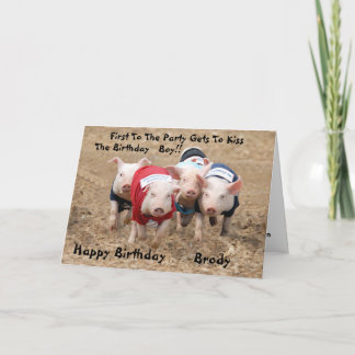 Race naar de uitnodigingen van het feest