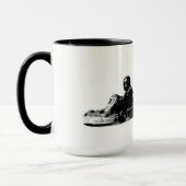 Race naar Finish - Go Kart Racers Mok (Links)