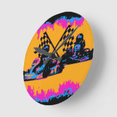 Race naar Finish - Go Kart Racers     Ronde Klok (Hoek)