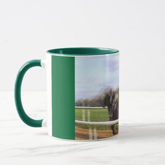 Race naar het weekend mok (Links)